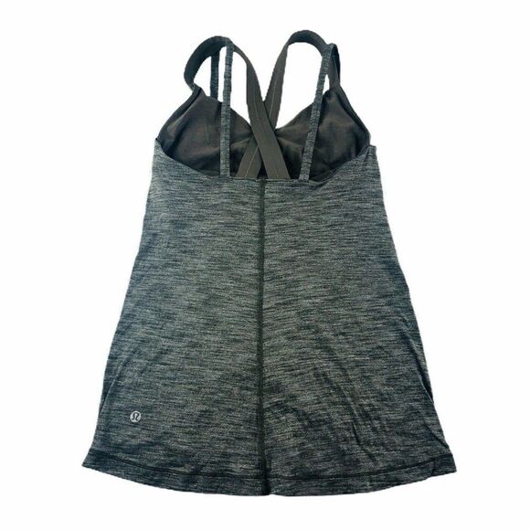 Lululemon Run For Gold Tank Heathered Gator Green - Picture 3 of 13